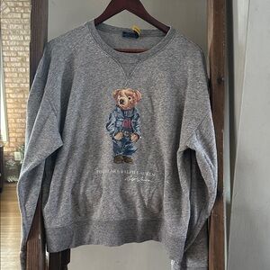 POLO BY Ralph Lauren Polo Heritage Bear Fleece Sweatshirt XL MEN